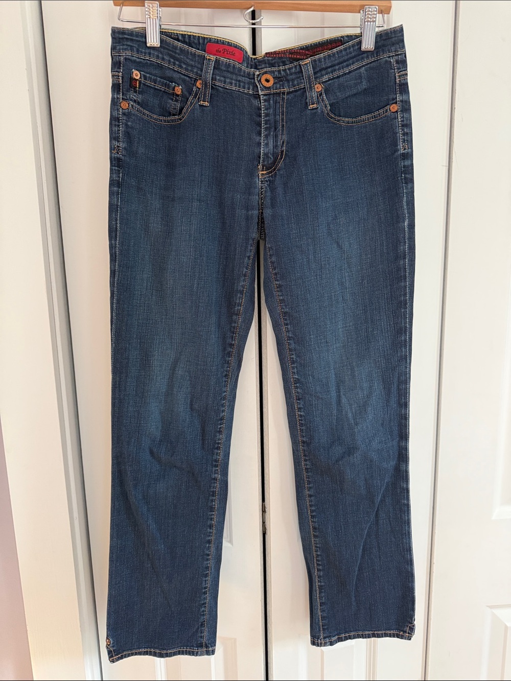 Ag Adriano Goldschmied the Pixie Jeans in Deep Blue Denim 27R
